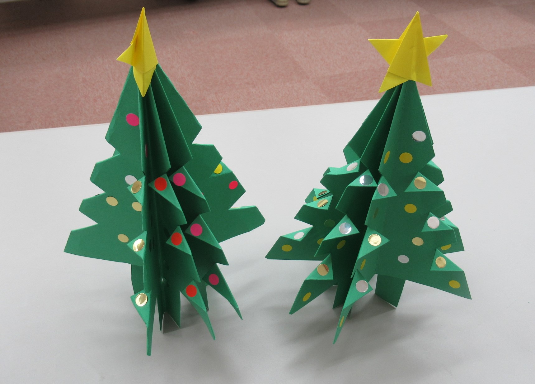 作ったクリスマスツリー